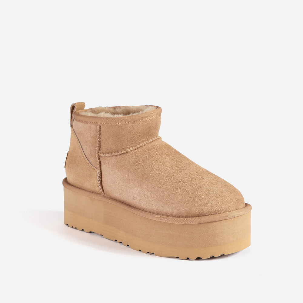 Ugg OZWEAR Classic Platform Ultra Mini Boots (5cm)