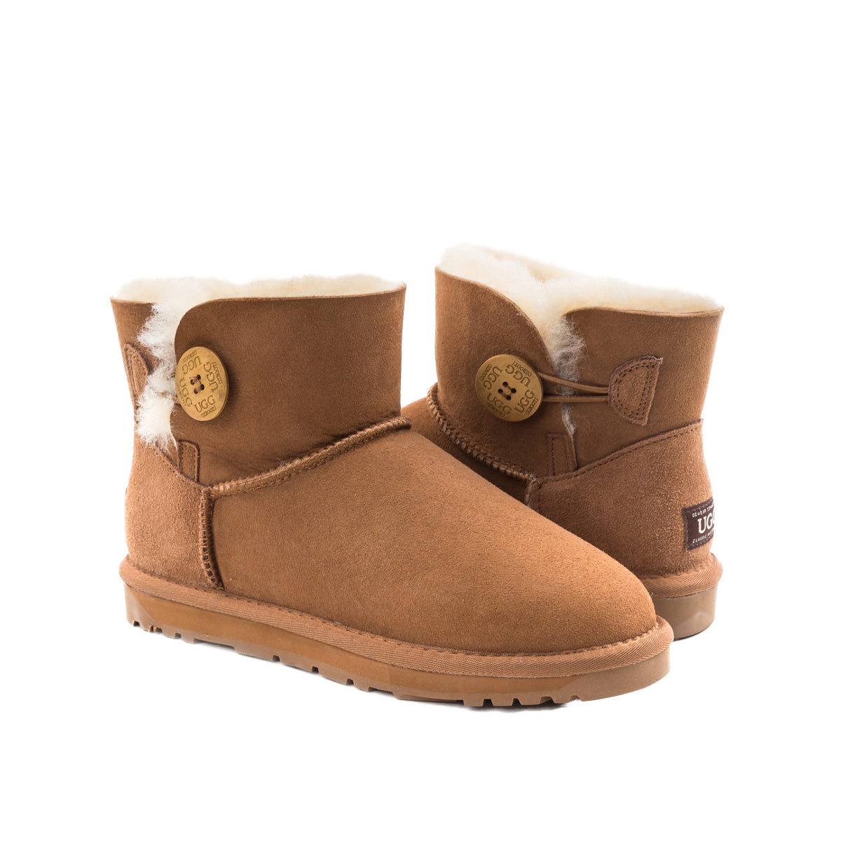 Ugg OZWEAR Classic Mini Button Boots (Water Resistant)
