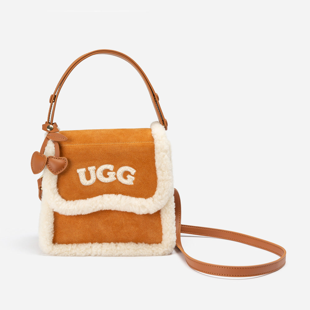 Ugg OZWEAR Shearling Logo Hand Bag