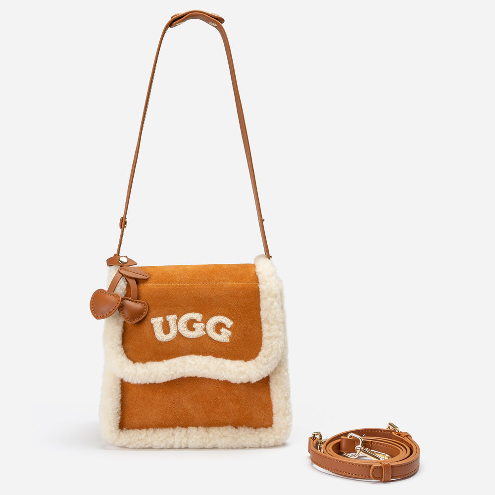 Ugg OZWEAR Shearling Logo Hand Bag