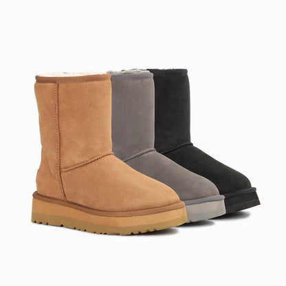 Ugg OZWEAR Classic Platform Short Boots (Water Resistant)