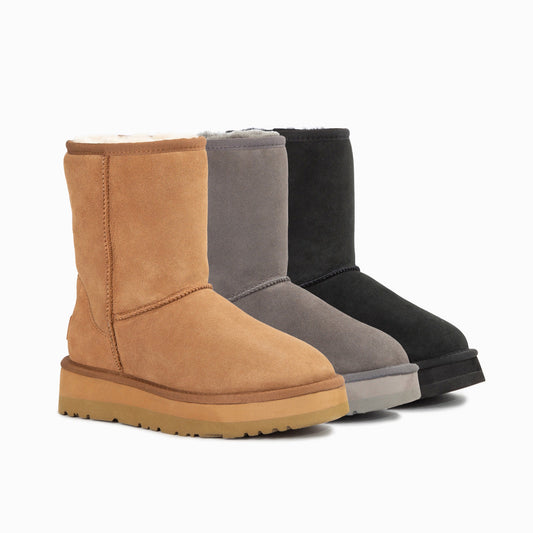 Ugg OZWEAR Classic Platform Short Boots (Water Resistant)