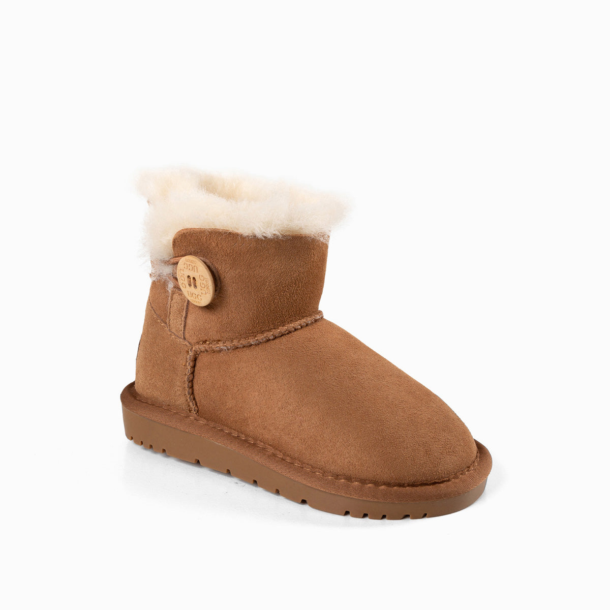 Ugg OZWEAR Kids Mini Button Boots (Water Resistant)