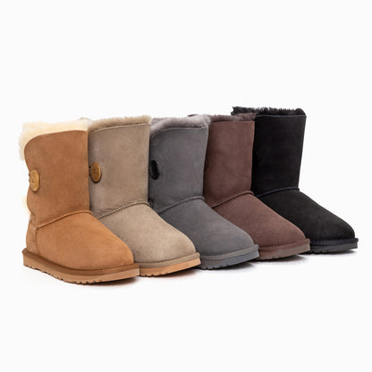 Ugg OZWEAR Classic Short Button Boots (Water Resistant)
