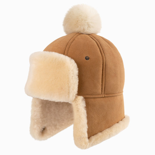 Ugg OZWEAR Kids Sheepskin Upflap Hat