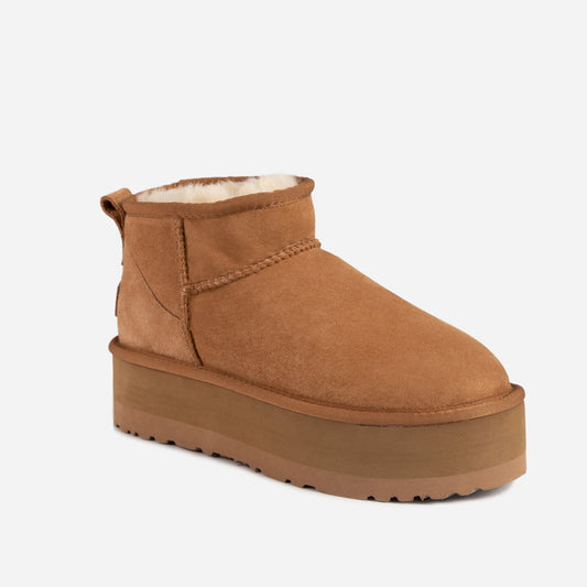 Ugg OZWEAR Classic Platform Ultra Mini Boots (5cm)
