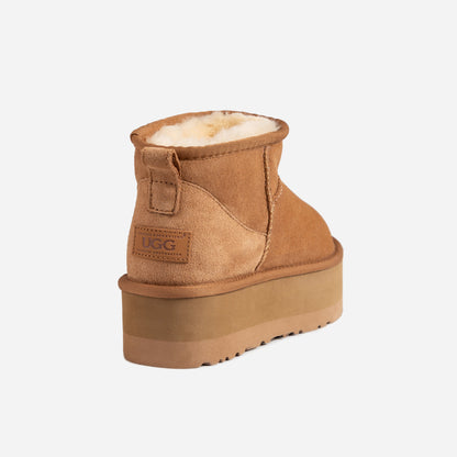 Ugg OZWEAR Classic Platform Ultra Mini Boots (5cm)