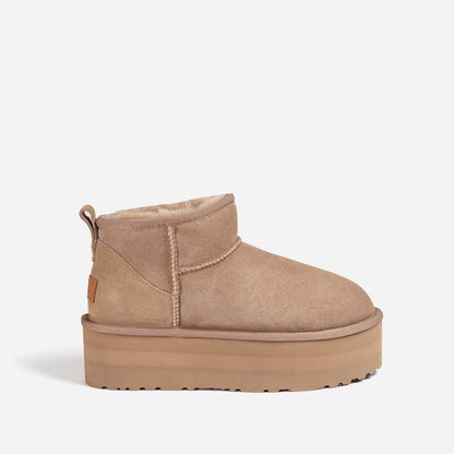 Ugg OZWEAR Classic Platform Ultra Mini Boots (5cm)