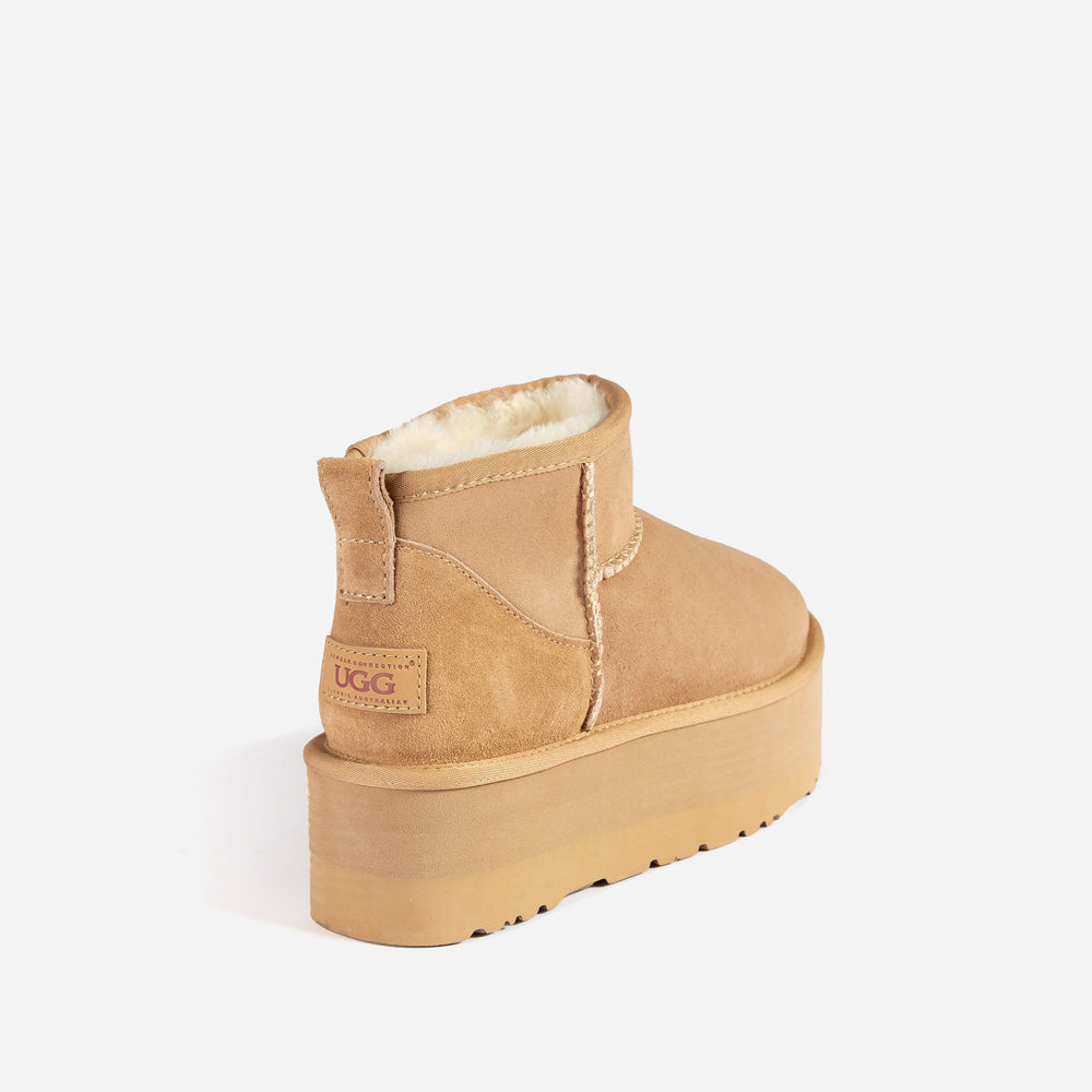 Ugg OZWEAR Classic Platform Ultra Mini Boots (5cm)