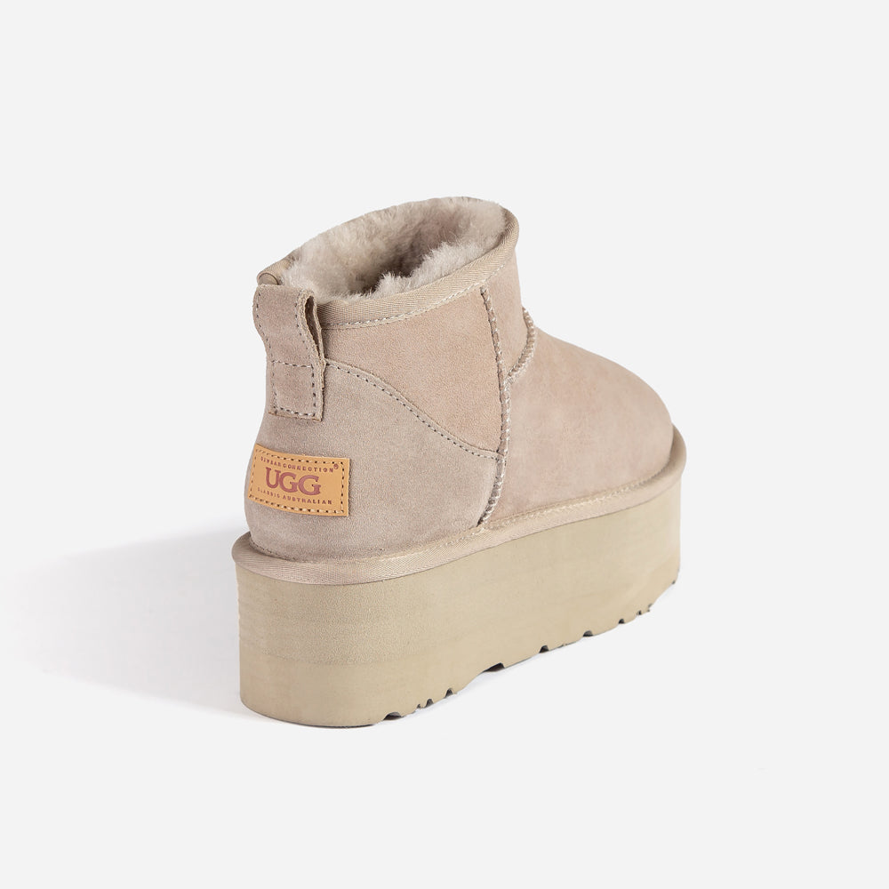 Ugg OZWEAR Classic Platform Ultra Mini Boots (5cm)