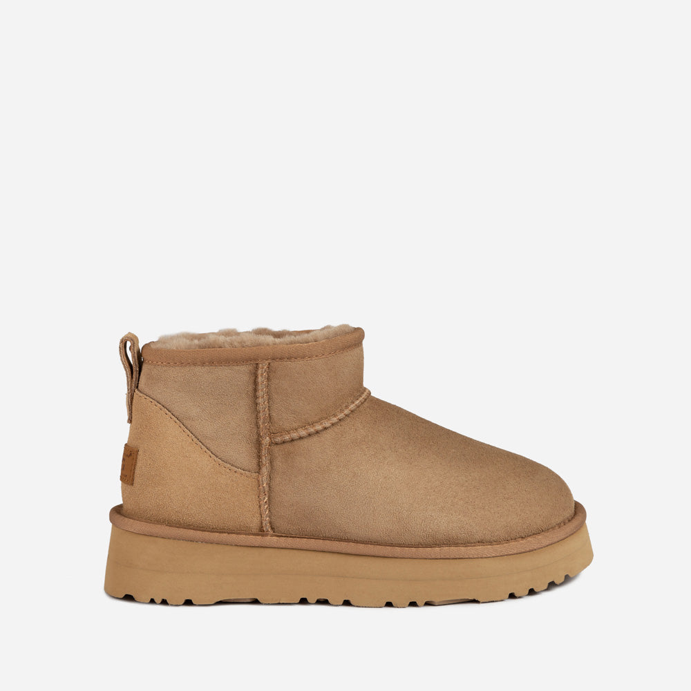 Ugg OZWEAR Classic Platform Ultra Mini Boots (Water Resistant)