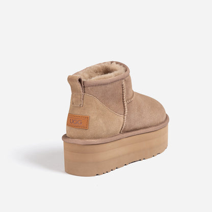 Ugg OZWEAR Classic Platform Ultra Mini Boots (5cm)