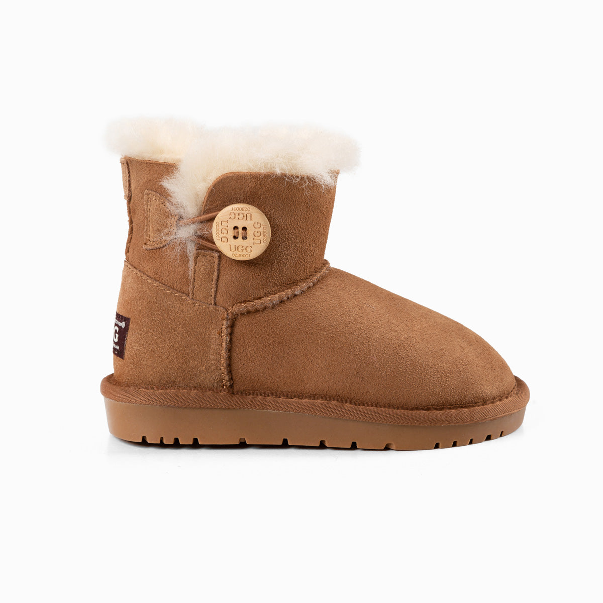 Ugg OZWEAR Kids Mini Button Boots (Water Resistant)