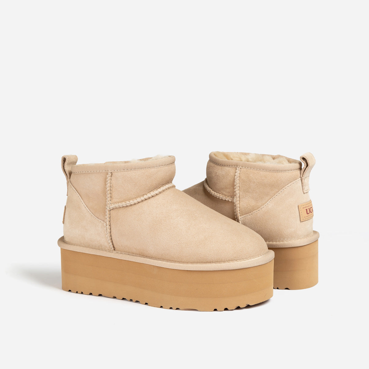 Ugg OZWEAR Classic Platform Ultra Mini Boots (5cm)