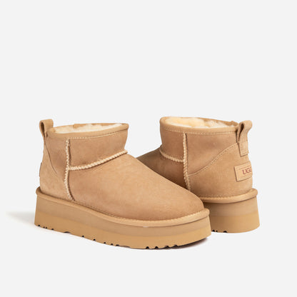 Ugg OZWEAR Classic Platform Ultra Mini Boots (Water Resistant)