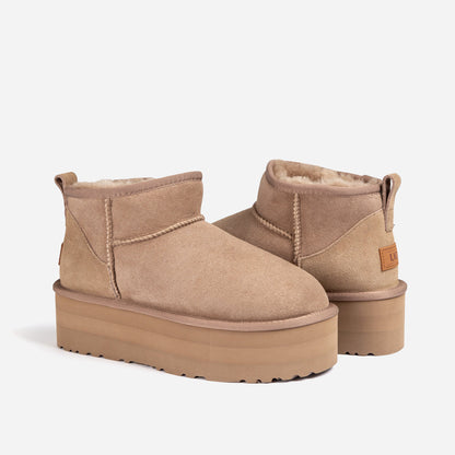 Ugg OZWEAR Classic Platform Ultra Mini Boots (5cm)