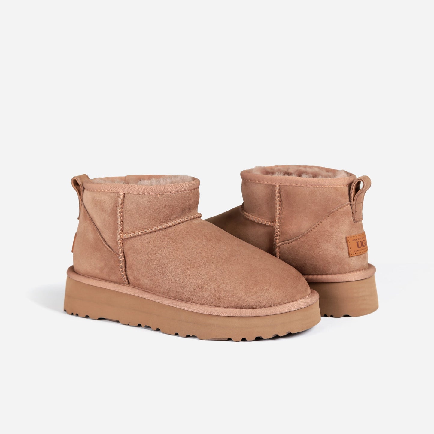 Ugg OZWEAR Classic Platform Ultra Mini Boots (Water Resistant)