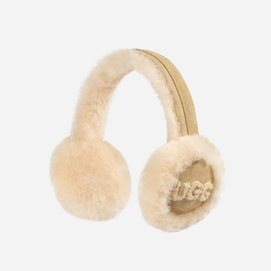 Ugg OZWEAR Sheepskin With Logo Earmuff