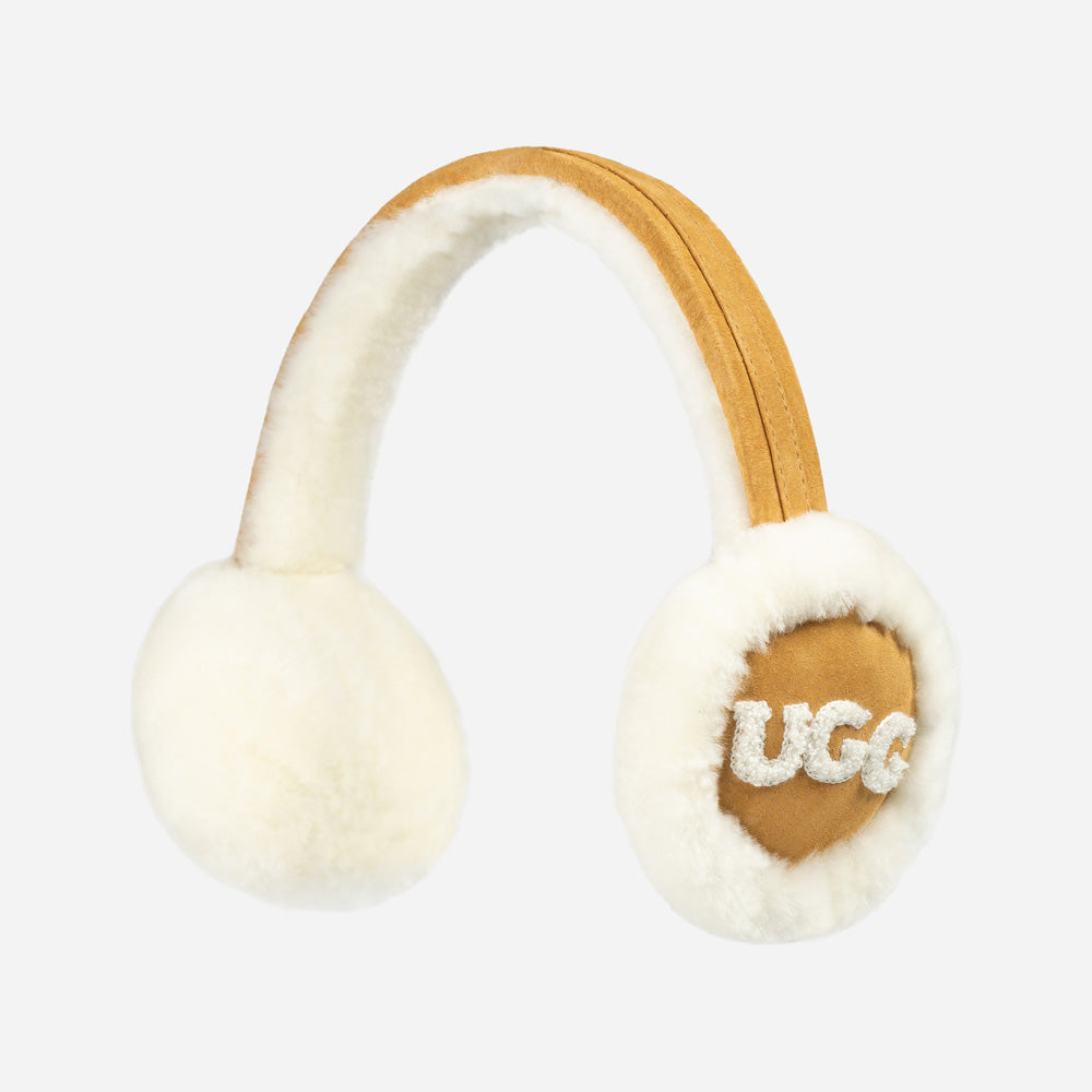 Ugg OZWEAR Sheepskin With Logo Earmuff