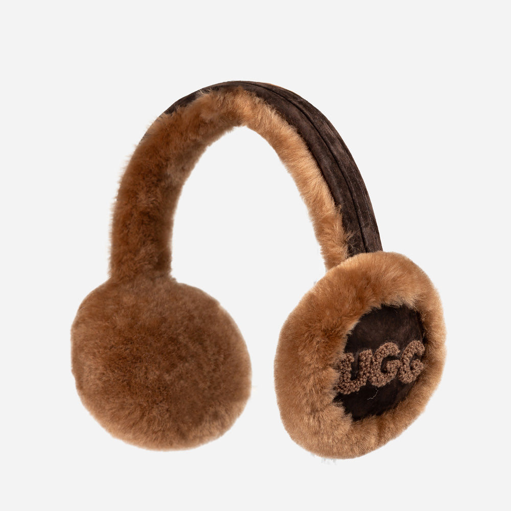 Ugg OZWEAR Sheepskin With Logo Earmuff