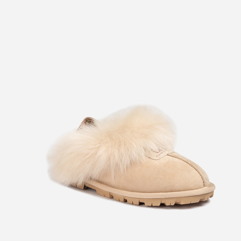 Ugg OZWEAR Coquette Premium Esperanza Sheepskin Slipper (Elastic Backstrap) (Detachable Feature)
