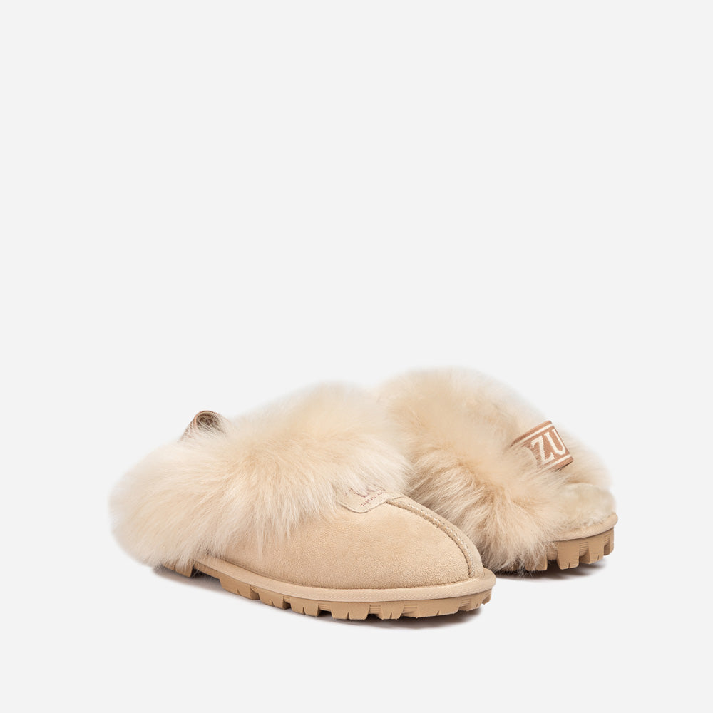 Ugg OZWEAR Coquette Premium Esperanza Sheepskin Slipper (Elastic Backstrap) (Detachable Feature)