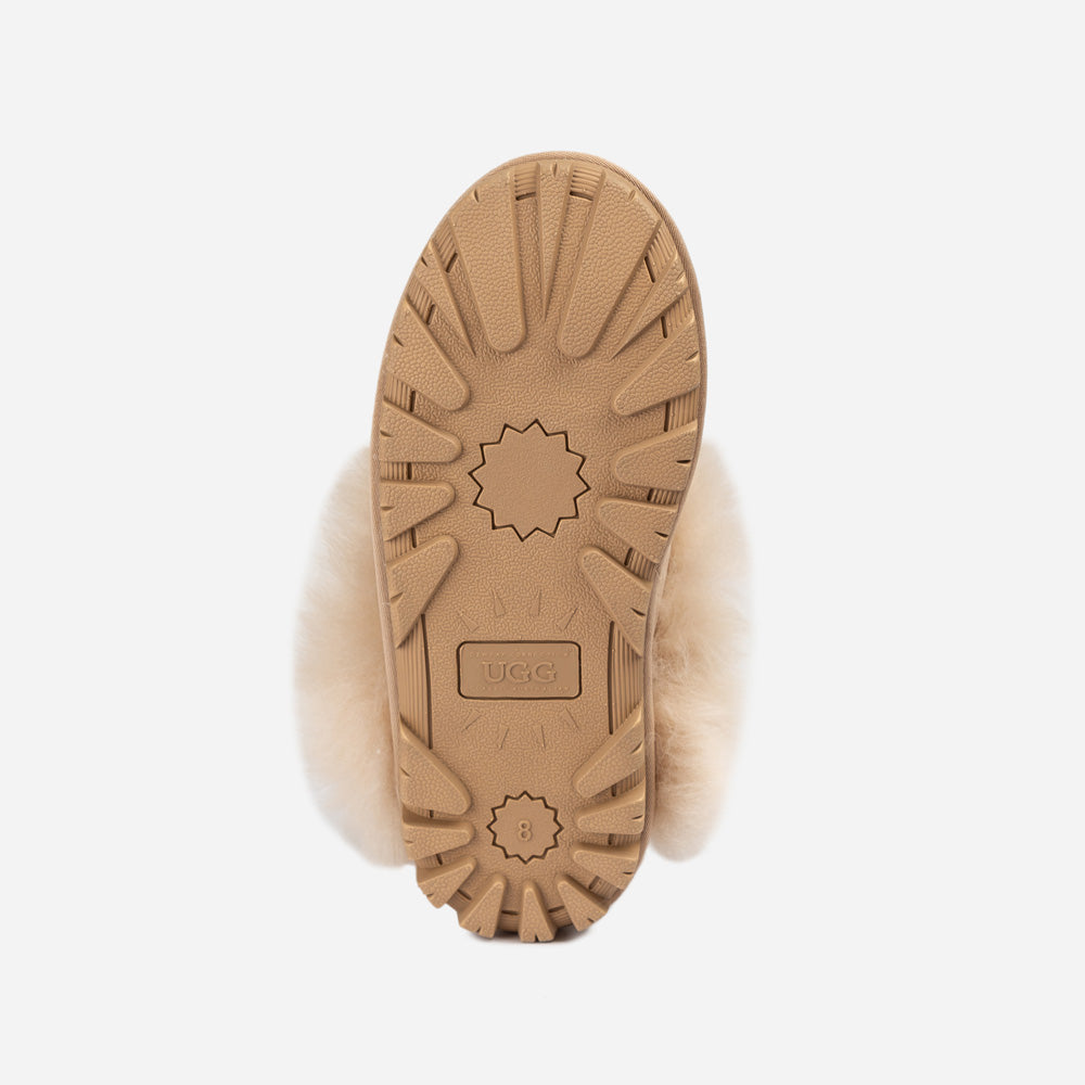 Ugg OZWEAR Coquette Premium Esperanza Sheepskin Slipper (Elastic Backstrap) (Detachable Feature)