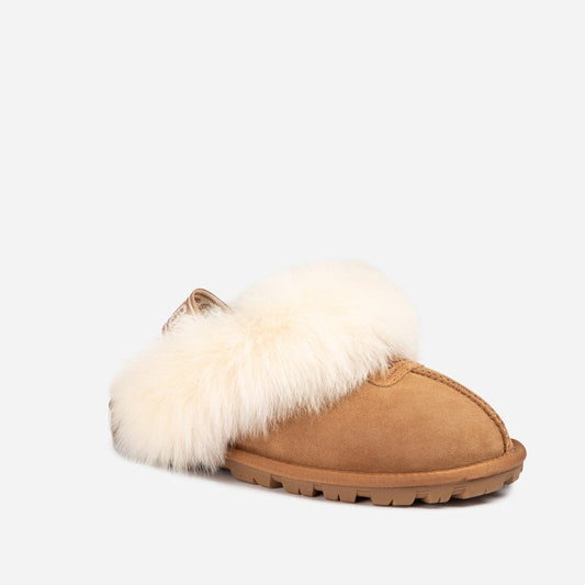 Ugg OZWEAR Coquette Premium Esperanza Sheepskin Slipper (Elastic Backstrap) (Detachable Feature)