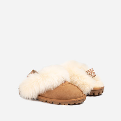 Ugg OZWEAR Coquette Premium Esperanza Sheepskin Slipper (Elastic Backstrap) (Detachable Feature)