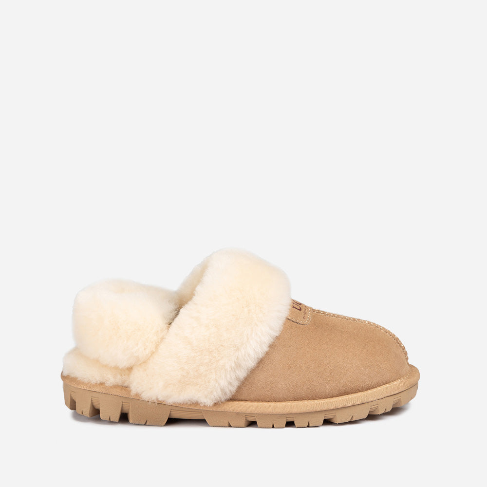 Ugg OZWEAR Coquette Slipper (Elastic Logo & Wool Strap) (Detachable Feature)