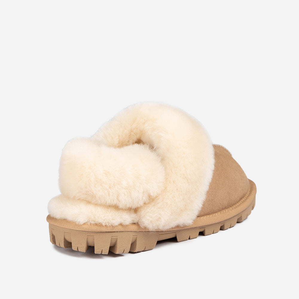 Ugg OZWEAR Coquette Slipper (Elastic Logo & Wool Strap) (Detachable Feature)
