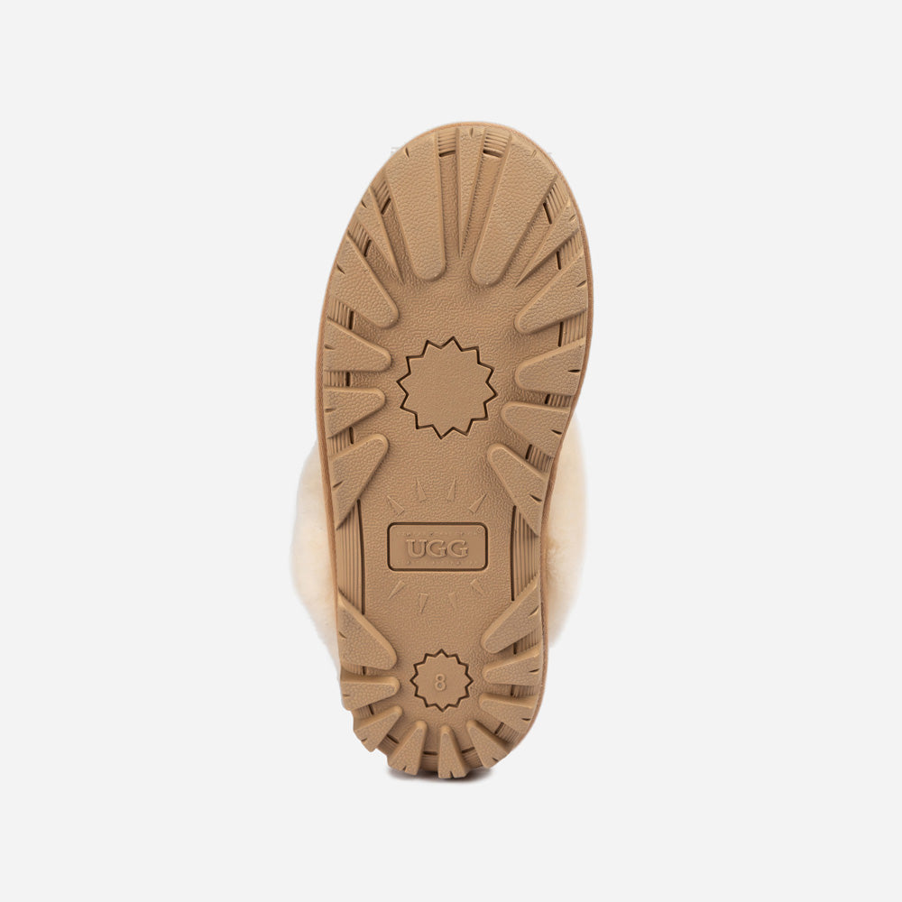 Ugg OZWEAR Coquette Slipper (Elastic Logo & Wool Strap) (Detachable Feature)