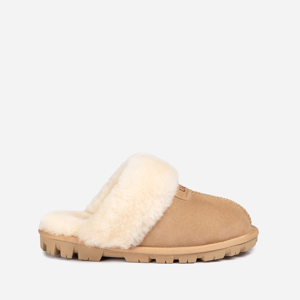 Ugg OZWEAR Coquette Slipper (Elastic Logo & Wool Strap) (Detachable Feature)