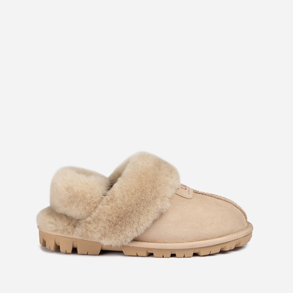 Ugg OZWEAR Coquette Slipper (Elastic Logo & Wool Strap) (Detachable Feature)