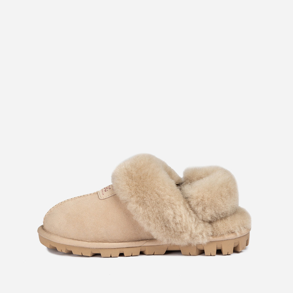Ugg OZWEAR Coquette Slipper (Elastic Logo & Wool Strap) (Detachable Feature)