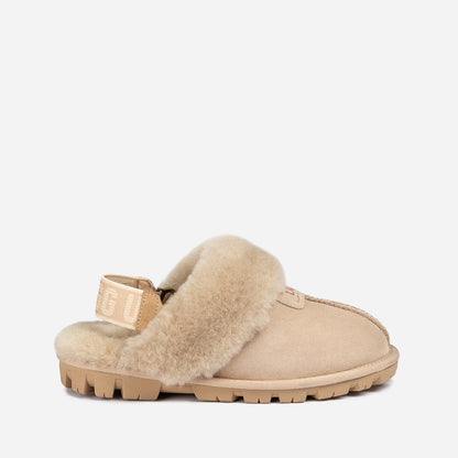 Ugg OZWEAR Coquette Slipper (Elastic Logo & Wool Strap) (Detachable Feature)