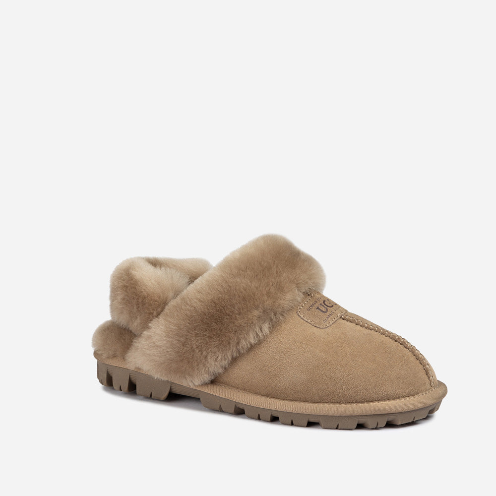 Ugg OZWEAR Coquette Slipper (Elastic Logo & Wool Strap) (Detachable Feature)