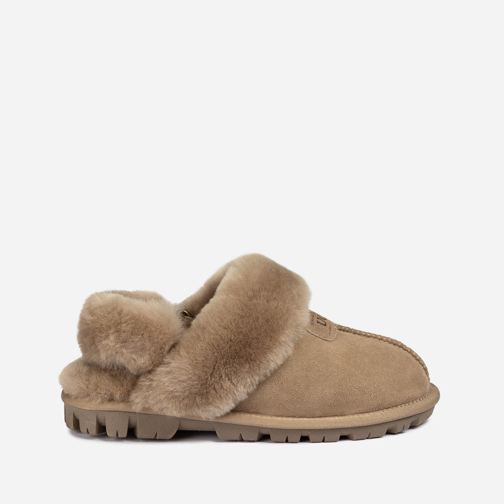 Ugg OZWEAR Coquette Slipper (Elastic Logo & Wool Strap) (Detachable Feature)