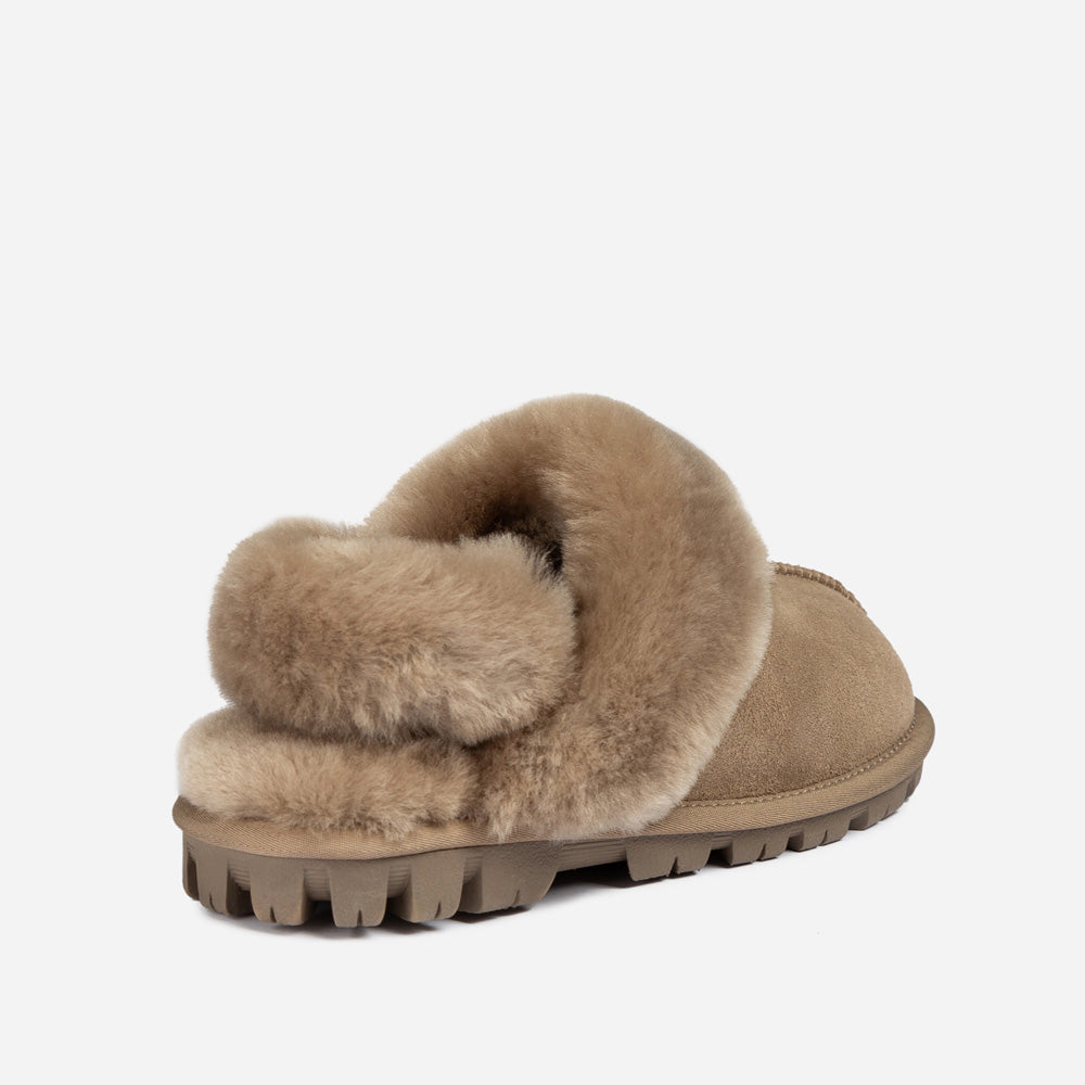 Ugg OZWEAR Coquette Slipper (Elastic Logo & Wool Strap) (Detachable Feature)