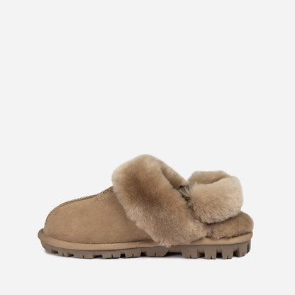 Ugg OZWEAR Coquette Slipper (Elastic Logo & Wool Strap) (Detachable Feature)