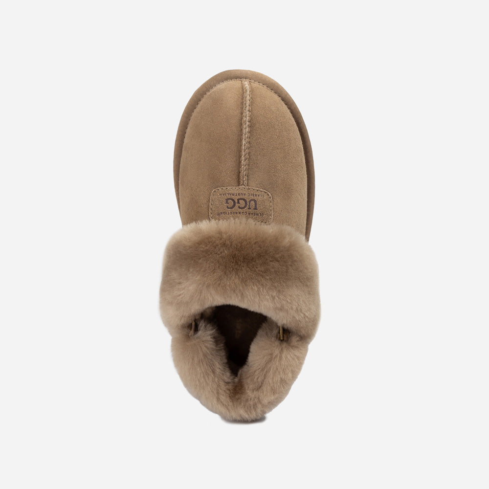Ugg OZWEAR Coquette Slipper (Elastic Logo & Wool Strap) (Detachable Feature)