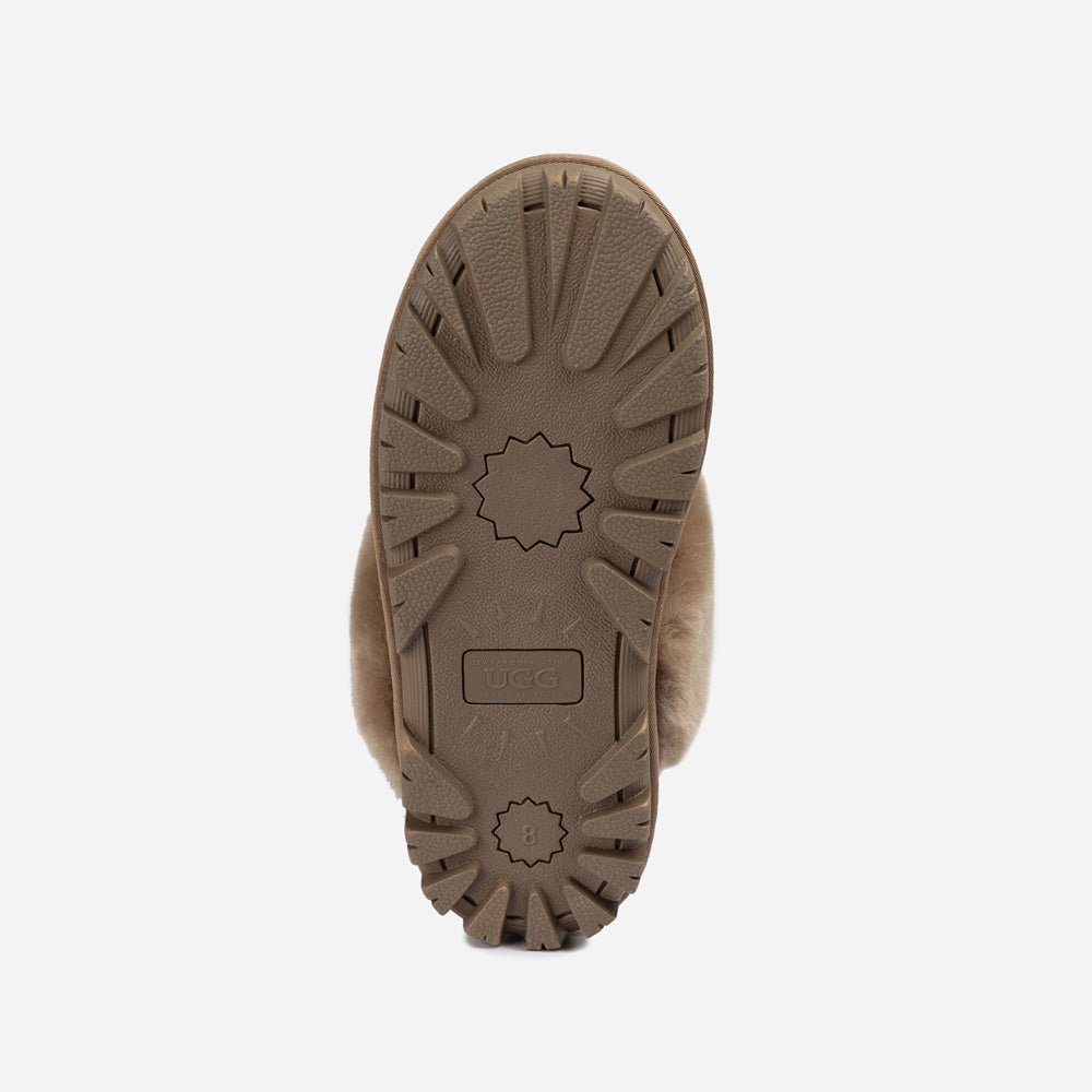 Ugg OZWEAR Coquette Slipper (Elastic Logo & Wool Strap) (Detachable Feature)