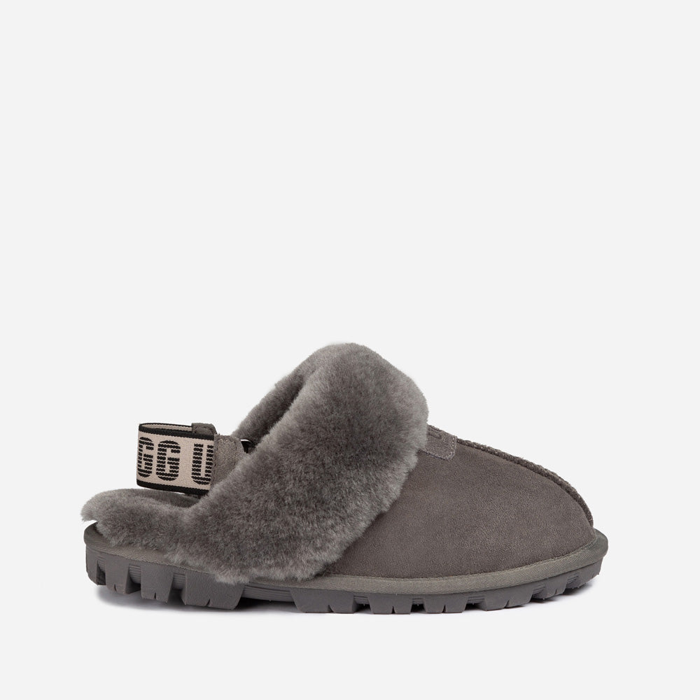 Ugg OZWEAR Coquette Slipper (Elastic Logo & Wool Strap) (Detachable Feature)