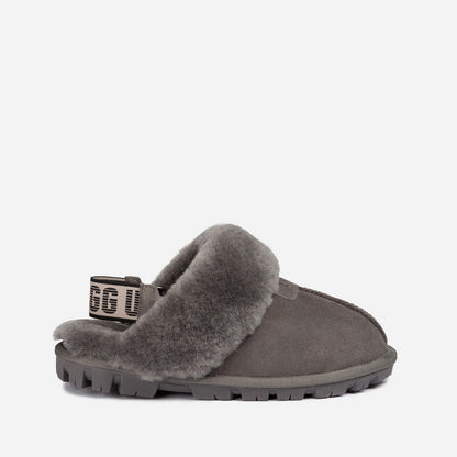 Ugg OZWEAR Coquette Slipper (Elastic Logo & Wool Strap) (Detachable Feature)