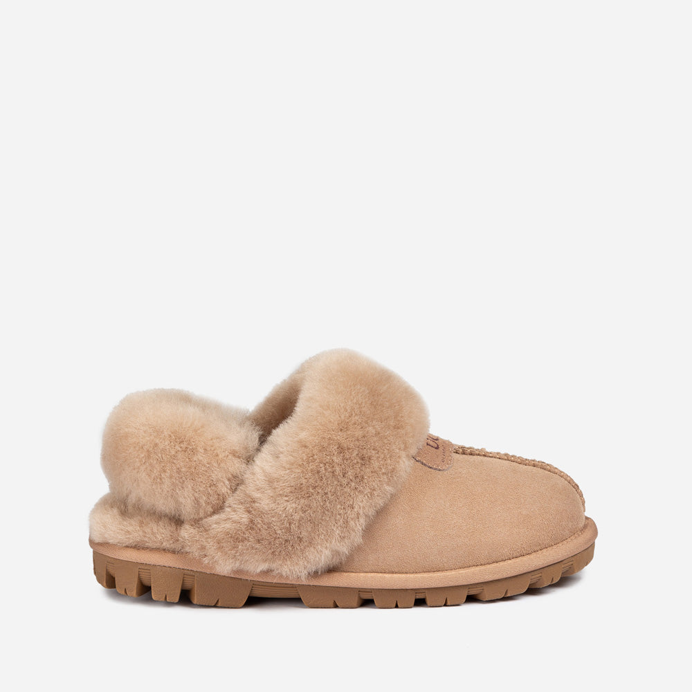 Ugg OZWEAR Coquette Slipper (Elastic Logo & Wool Strap) (Detachable Feature)
