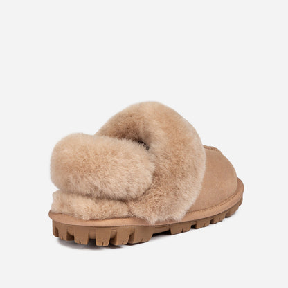 Ugg OZWEAR Coquette Slipper (Elastic Logo & Wool Strap) (Detachable Feature)