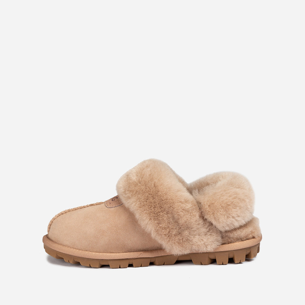 Ugg OZWEAR Coquette Slipper (Elastic Logo & Wool Strap) (Detachable Feature)