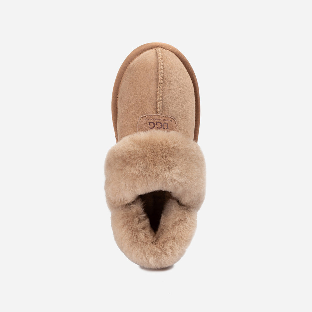 Ugg OZWEAR Coquette Slipper (Elastic Logo & Wool Strap) (Detachable Feature)