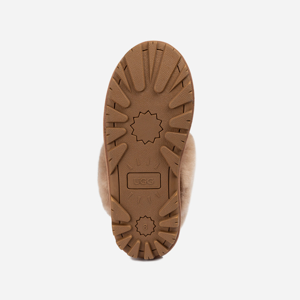 Ugg OZWEAR Coquette Slipper (Elastic Logo & Wool Strap) (Detachable Feature)