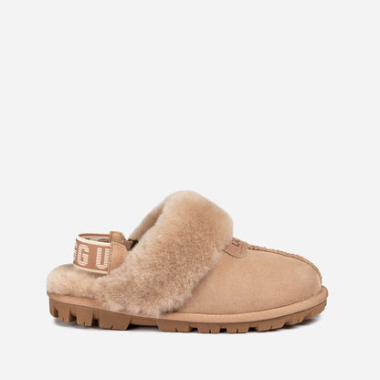 Ugg OZWEAR Coquette Slipper (Elastic Logo & Wool Strap) (Detachable Feature)